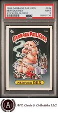 1985 Garbage Pail Kids Stickers #24a Nervous Rex Glossy PSA 9 picture