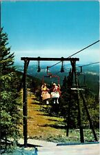 Vtg Lead Deadwood South Dakota SD Terry Peak Chair Lift Black Hills Postcard picture