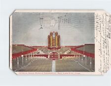 Postcard Interior Great Mormon Tabernacle Salt Lake City Utah USA North America picture