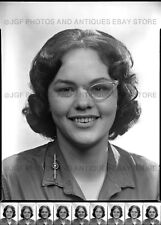 LOT OF 9 1950S QUEER GAY INT GIRL BROKEN GLASSES STRANGE LARGE FORMAT NEGATIVES picture