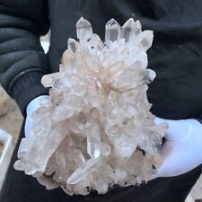 10.29lb Natural Rare White Quartz Crystal Cluster Backbone Mineral Specimen Gem  picture