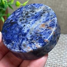 Natural Blue Sodalite Slab / Slice round mineral rock crystal specimen 124g A63 picture
