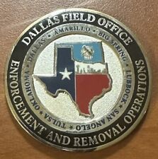 Sought After Dallas Texas Field Office ICE ERO Challenge Coin picture
