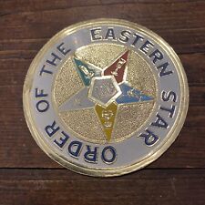 Vintage  Order Of Eastern Star Emblem Sticker Masonic picture