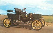 1908 Stanley Steamer Black, Yellow Rims Vintage Chrome Postcard picture