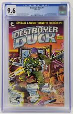 Destroyer Duck #1 CGC 9.6 NM+  1982 1st app. Groo the Wanderer Eclipse Comics picture