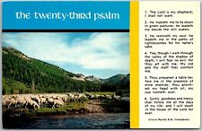 Postcard: The Twenty-Third Psalm - Scriptcard, American Tract Society A57 picture