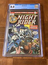 Night Rider 1 CGC 8.0 White Pages (1st app “Night Rider”- 1974) #001 picture