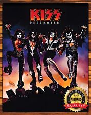 KISS - Destroyer - Paul, Gene, Ace, Peter - Metal Sign 11 x 14 picture