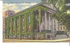 POSTCARD OLD CHRIST CHURCH FOUNDED 1733 SAVANNAH GEORIGA picture