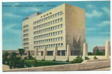 Detroit MI Veterans Memorial Building Postcard - Michigan picture