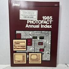 Howard W SAMS PHOTOFACT Annual Index 1985 Sets 1-2291 picture