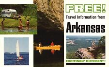 Postcard AR Arkansas Travel Information Little Rock Chrome Vintage PC G8315 picture