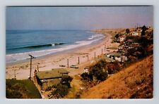Laguna Beach CA-California, Crystal Cove, Coast Highway, Vintage Postcard picture