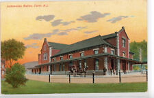 Lackawanna Railroad Station, Dover, Morris County, NJ vintage ca. 1910 postcard picture