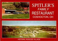 Coshocton, OH Ohio  SPITLER'S FAMILY RESTAURANT~Roscoe Village  4X6 Postcard picture