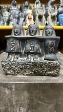 Rare Ancient Egyptian Antiquities Of Statue The Family Group of Three Unique BC picture