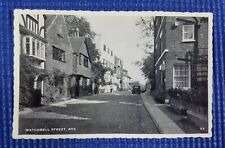 Vintage Early 1900's Watchbell Street Rye Sussex Streetview Postcard picture