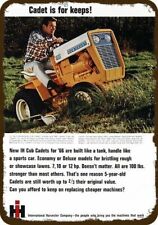 1966 INTERNATIONAL CUB CADET 122 Lawn Mower VinLok DECORATIVE REPLICA METAL SIGN picture