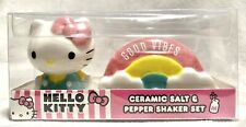 NEW Hello Kitty & Rainbow 3D Sculpted Ceramic Salt & Pepper Shaker Set picture