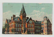 Minnesota High School St. Paul Minnesota Postcard Posted 1907 picture