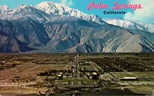 Postcard - Palm Springs, California, Aerial View Mountains Posted 1978  2845 picture