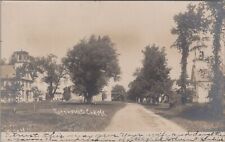 Litchfield Corners Maine Church Dirt Road 1907 RPPC Photo Postcard picture