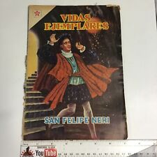 1959 SPANISH COMICS VIDAS EJEMPLARES #62 SAN FELIPE NERI NOVARO MEXICO picture