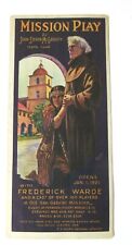 Vintage 1921 Mission Play San Gabriel 10Th Yr Brochure Pacific Electric Railway picture