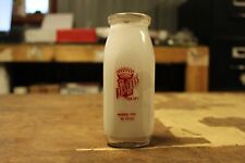 TSPHP Bennett's Dairy, Greensburg, PA Milk Bottle, Football, Scarce Version picture