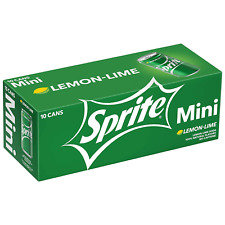 Sprite Soft Drink Mini Cans, Lemon Lime 7.5 Oz 10 pack; Fresh New,  picture