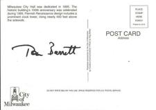 Tom Barrett Mayor of Milwaukee Signed Postcard picture