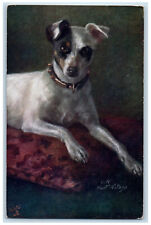 Postcard CM West Watson The Fox Terrier Pet Dogs c1910 Antique Oilette Tuck Dogs picture
