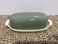 Very Rare Vintage Harkerware “Ivy Wreath” Butter Dish with Lid picture