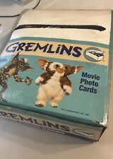 👀RARE Complete Box Of 1984 Topps Gremlins Movie Photo Card Rack Packs 🔥 picture