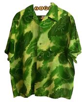 Vintage Alfred Shaheen Men’s Hawaiian Shirt Hand Screened LARGE picture
