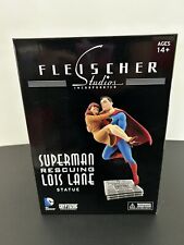 Rare DC Fleischer Studios SUPERMAN RESCUING LOIS LANE Statue In Box Cryptozoic picture