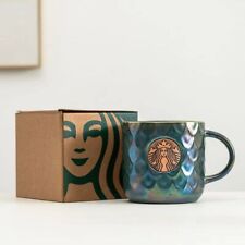 Starbucks Classic Retro Fashion Dazzling Colorful Fish Scale Ceramic Coffee Mug picture