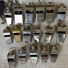 Vintage Whistle Lot Of 17 Pcs - Acme Thunderer, Germany, Japan & More picture