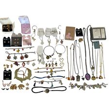Lot of 50 Vintage Disney Bracelets Necklaces Earrings Brooches Lapel Tie Pins picture