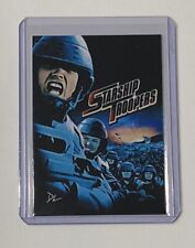 Starship Troopers Limited Artist Signed “Everyone Fights” Trading Card 2/10 picture