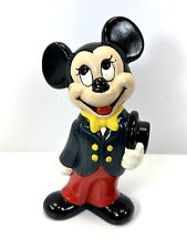 Vintage 1977 Walt Disney Ceramic Mickey Mouse Figure Statue picture