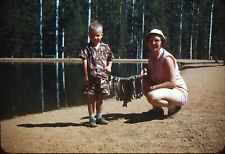 (37)  Slides with Scanned DVD - 1950's Kids, Skiing, Horses, Cowboys, Family picture