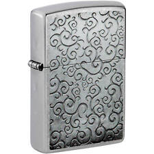 Zippo Windproof Lighter Network of Vines Twists and Swirls Street Chrome 48726 picture