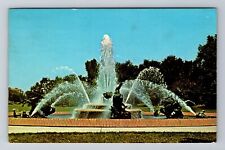 Kansas City MO-Missouri, J.C. Nichols Mem. Fountain, c1963 Vintage Postcard picture