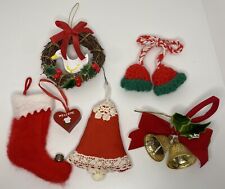 Lot Of 6 Vintage Christmas Ornaments picture