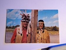 Vintage Postcard 1981 Canadian Montreal Native Aboriginal Clothing Style picture