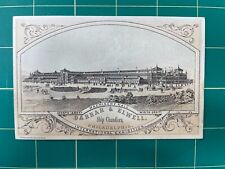 Centennial Exposition trade card - Machinery Hall - ad for ship chandlers picture