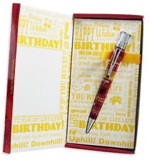 Retro 51 Red Birthday Greeting Ballpoint Pen - In Opened Generic Tube picture