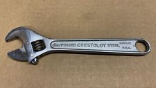Vintage Crescent Crestoloy 6 Inch Adjustable Wrench, Made in USA Nice Condition picture